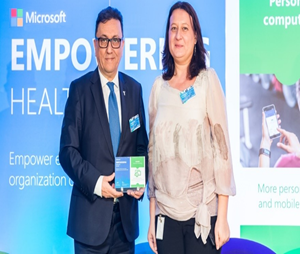 ESİM Yazılım Brüksel’de Microsoft Uluslararası Sağlık Sektörü Konferansında ödül aldı